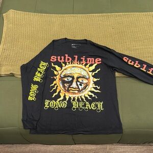 Sublime Long Beach Long Sleeve Tee - Black